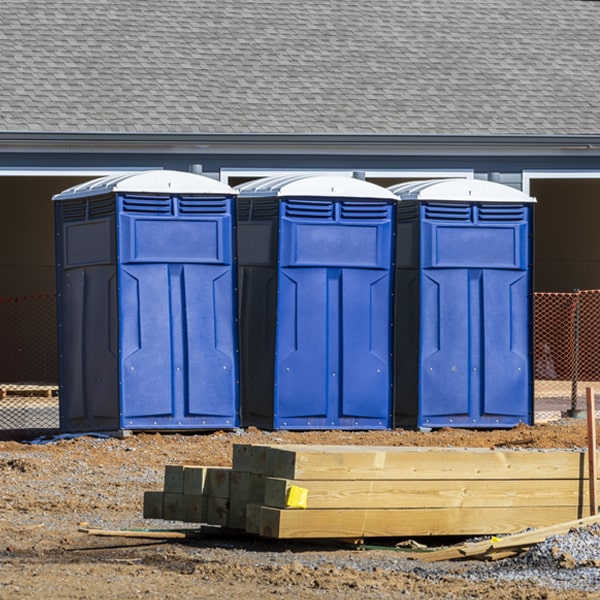 are there different sizes of portable toilets available for rent in Ruth